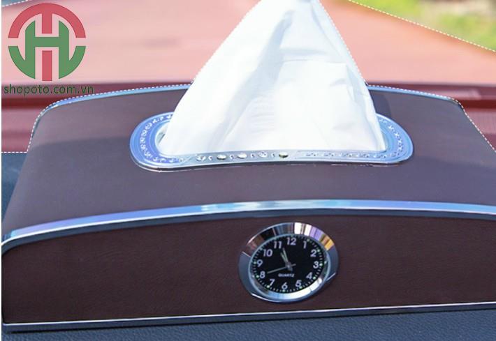 Hộp đựng giấy trên xe ô tô