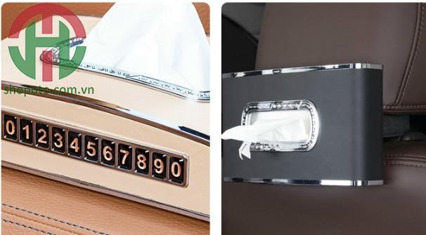 Hộp đựng giấy trên xe ô tô