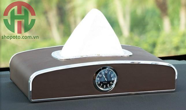 Hộp đựng giấy trên xe ô tô