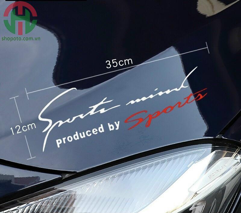 Tem dán xe Sportsmind