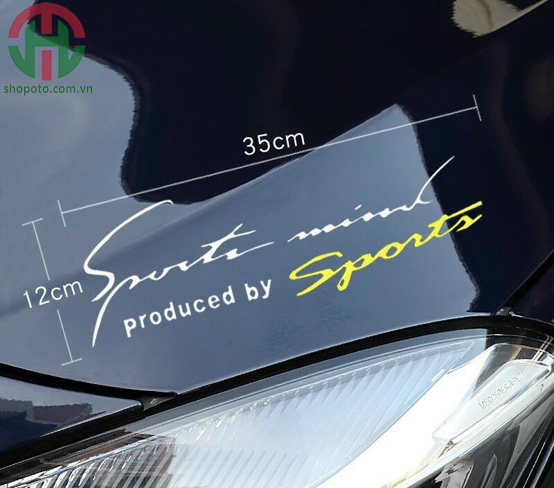 Tem dán xe Sportsmind