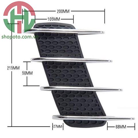Ốp mang cá sườn & cánh cửa xe ô tô