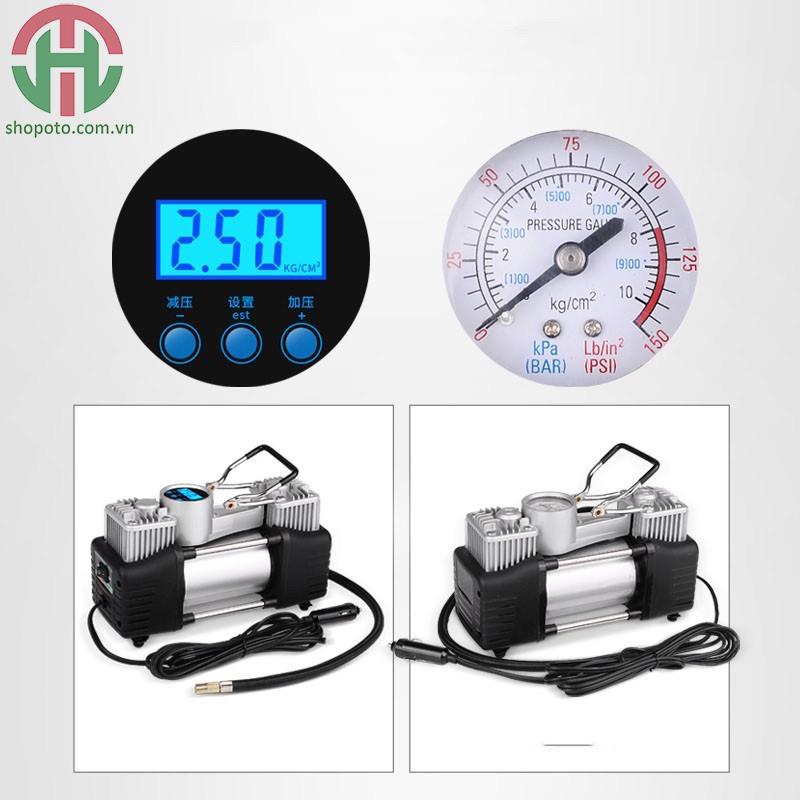 Bơm lốp ô tô 2 xy lanh