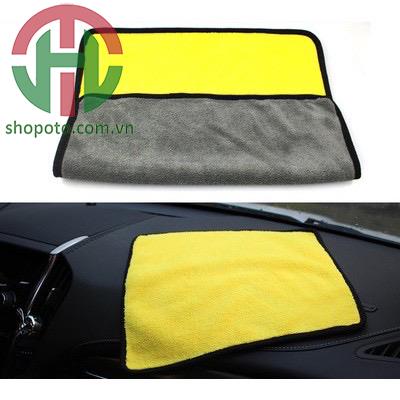 Khăn lau xe ô tô 2 mặt