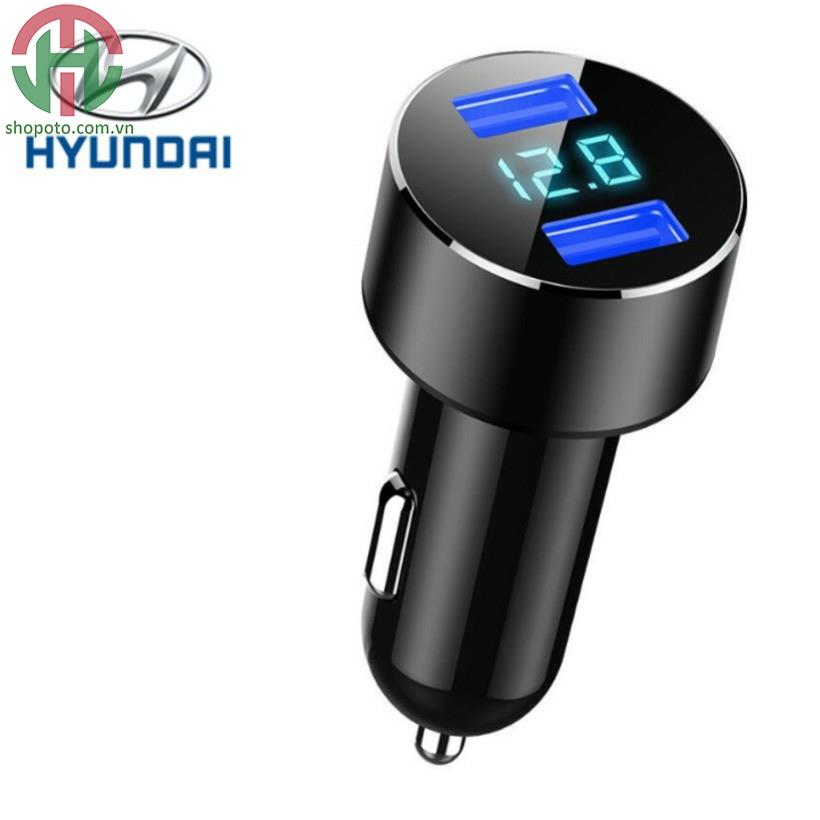 Tẩu sạc Hyundai chia 2 cổng Usb