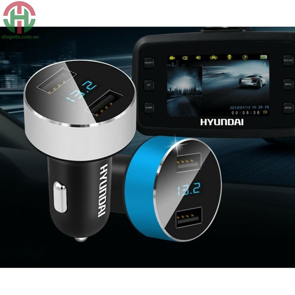 Tẩu sạc Hyundai chia 2 cổng Usb
