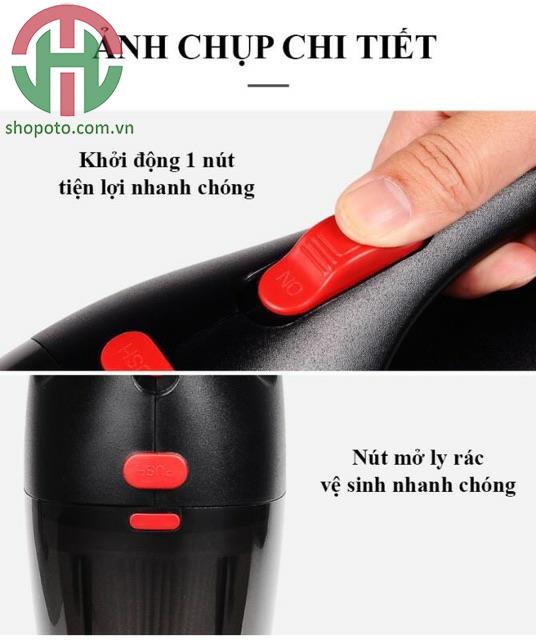 Máy hút bụi ô tô cầm tay mini