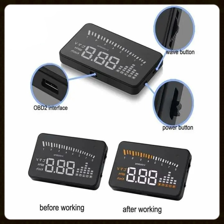 Hiển thị tốc độ kính lái HUD X5