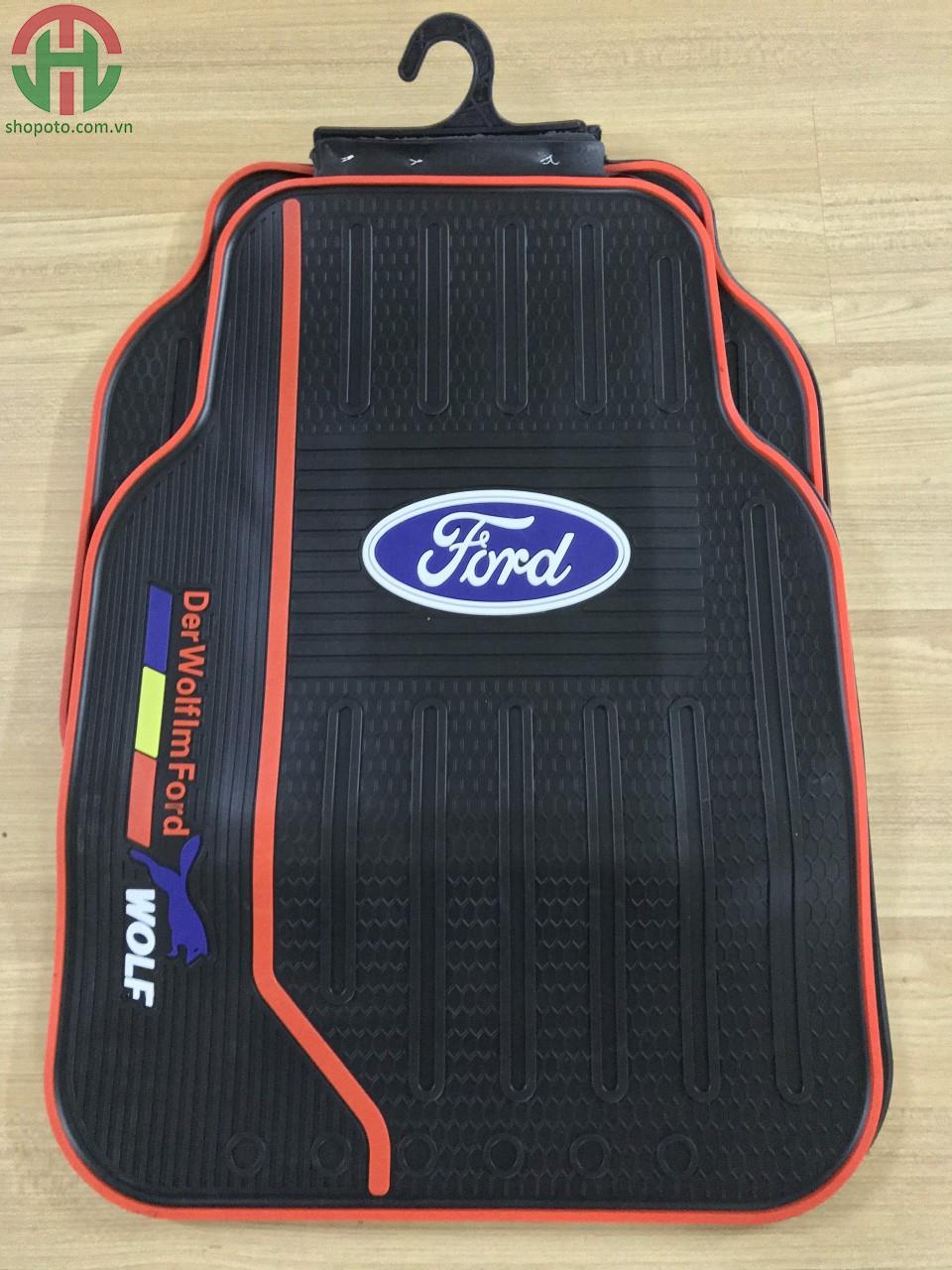 Thảm sàn cao su logo hãng xe