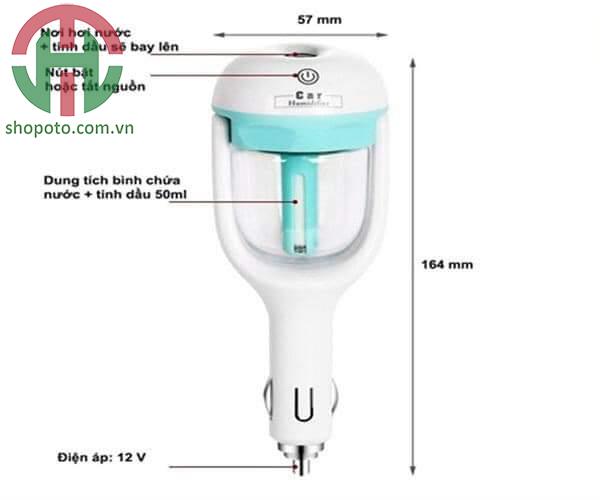 Máy phun sương mini cho ô tô