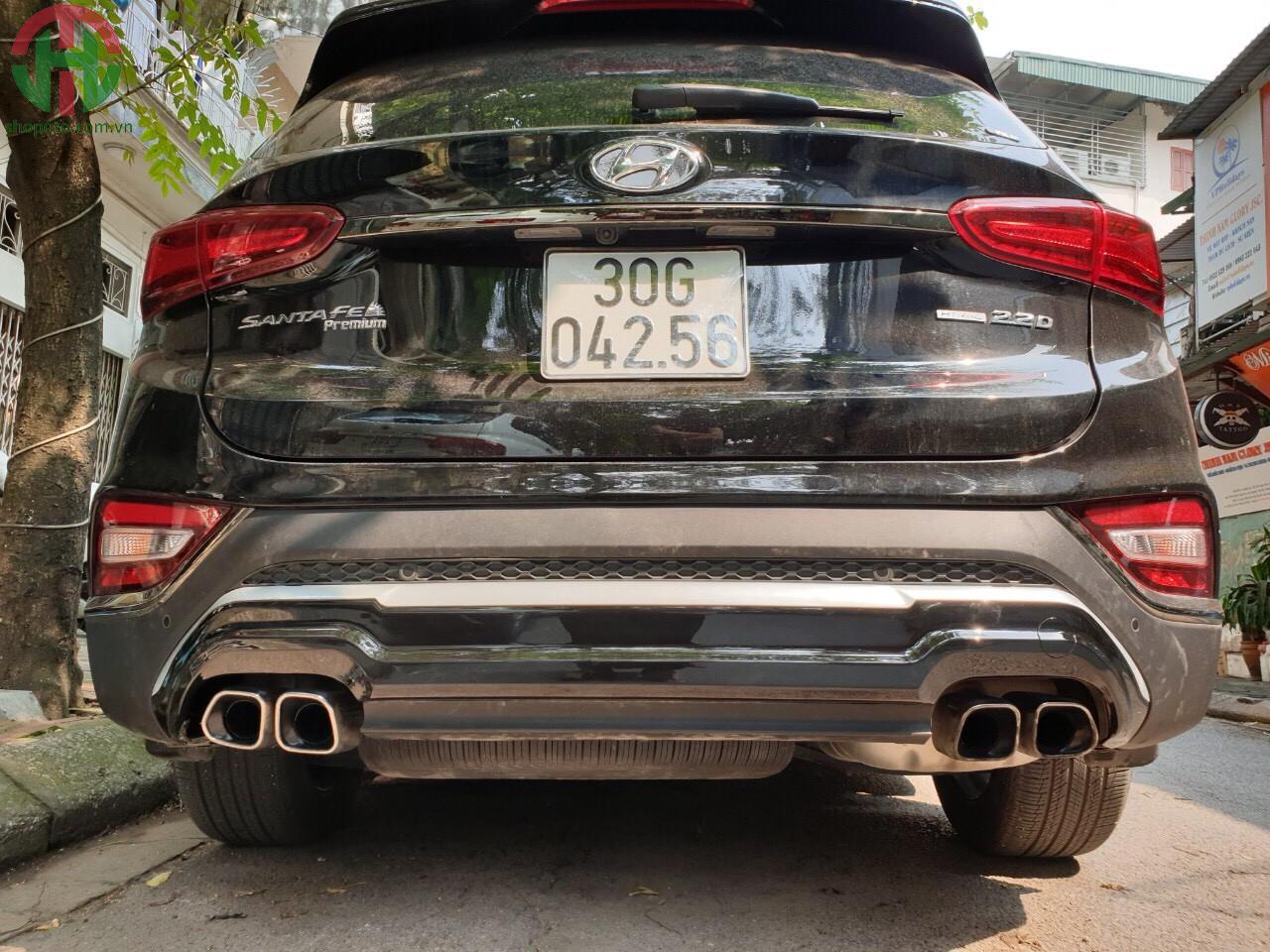 Lippo chia pô ống xả Hyundai Santafe 2019+