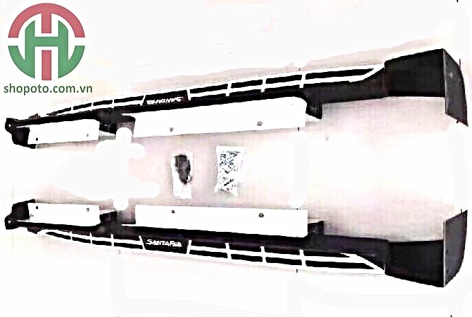 Bậc lên xuống Hyundai Santafe 2019