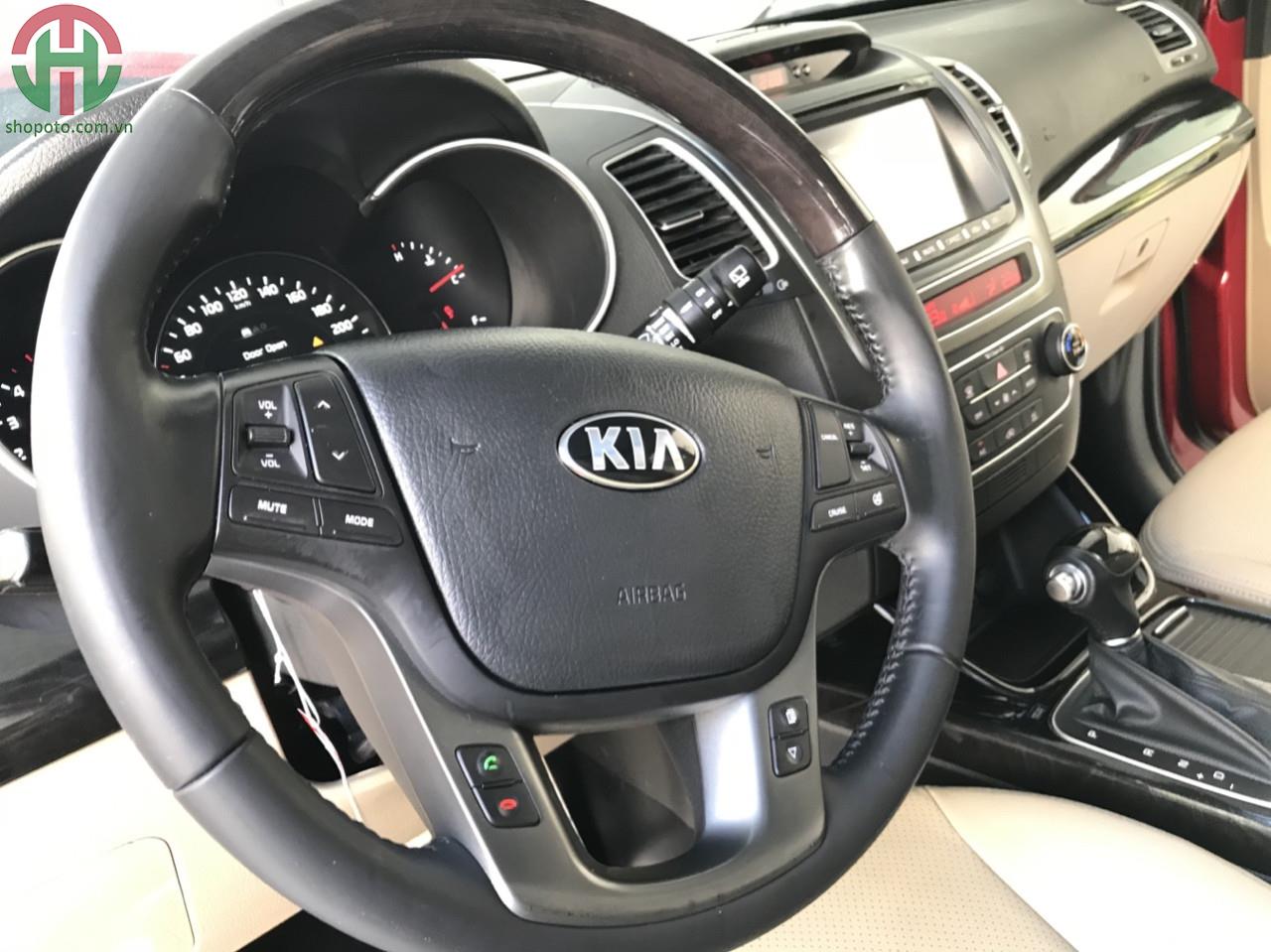 Kia Sorento 2.2 AT 2017 DATH Full Dầu màu Đỏ