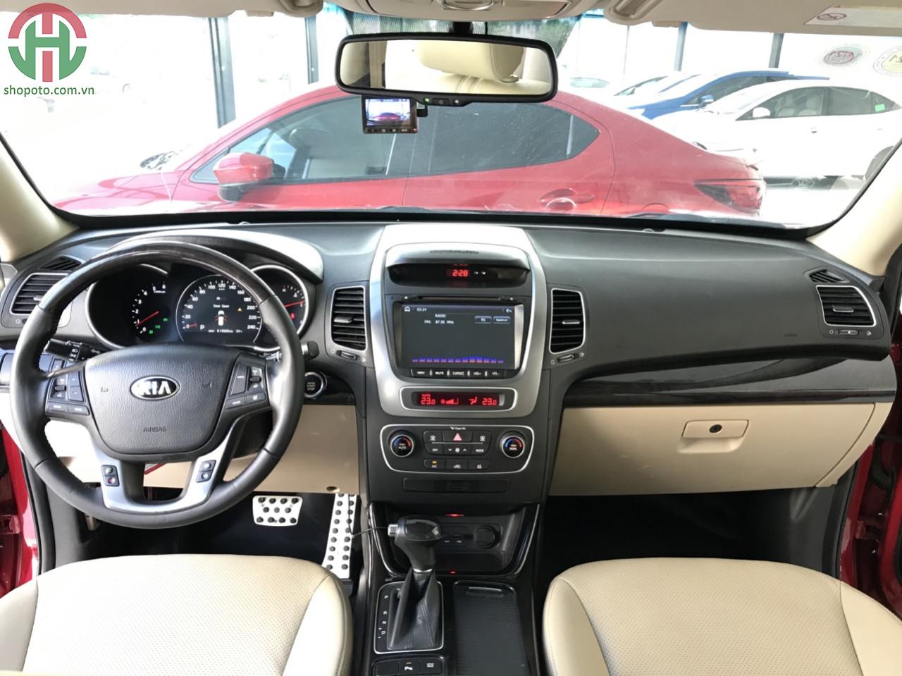 Kia Sorento 2.2 AT 2017 DATH Full Dầu màu Đỏ