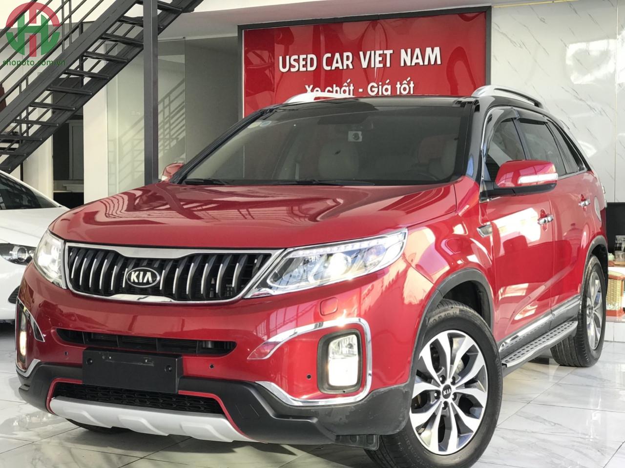Kia Sorento 2.2 AT 2017 DATH Full Dầu màu Đỏ