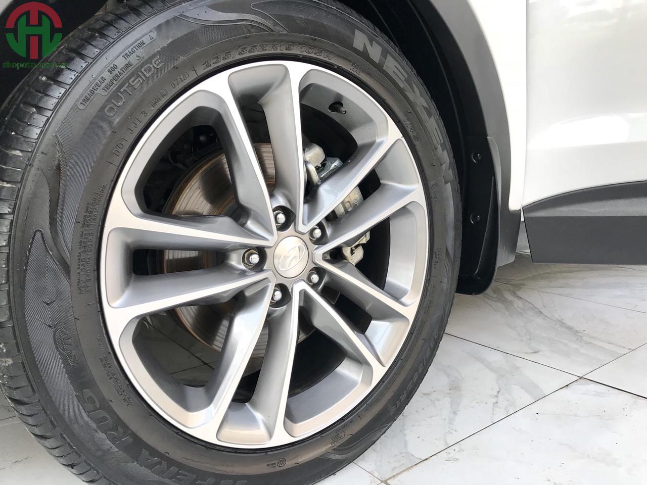 Hyundai Santafe 2.2 AT 4WD 2018 Full Dầu màu Trắng