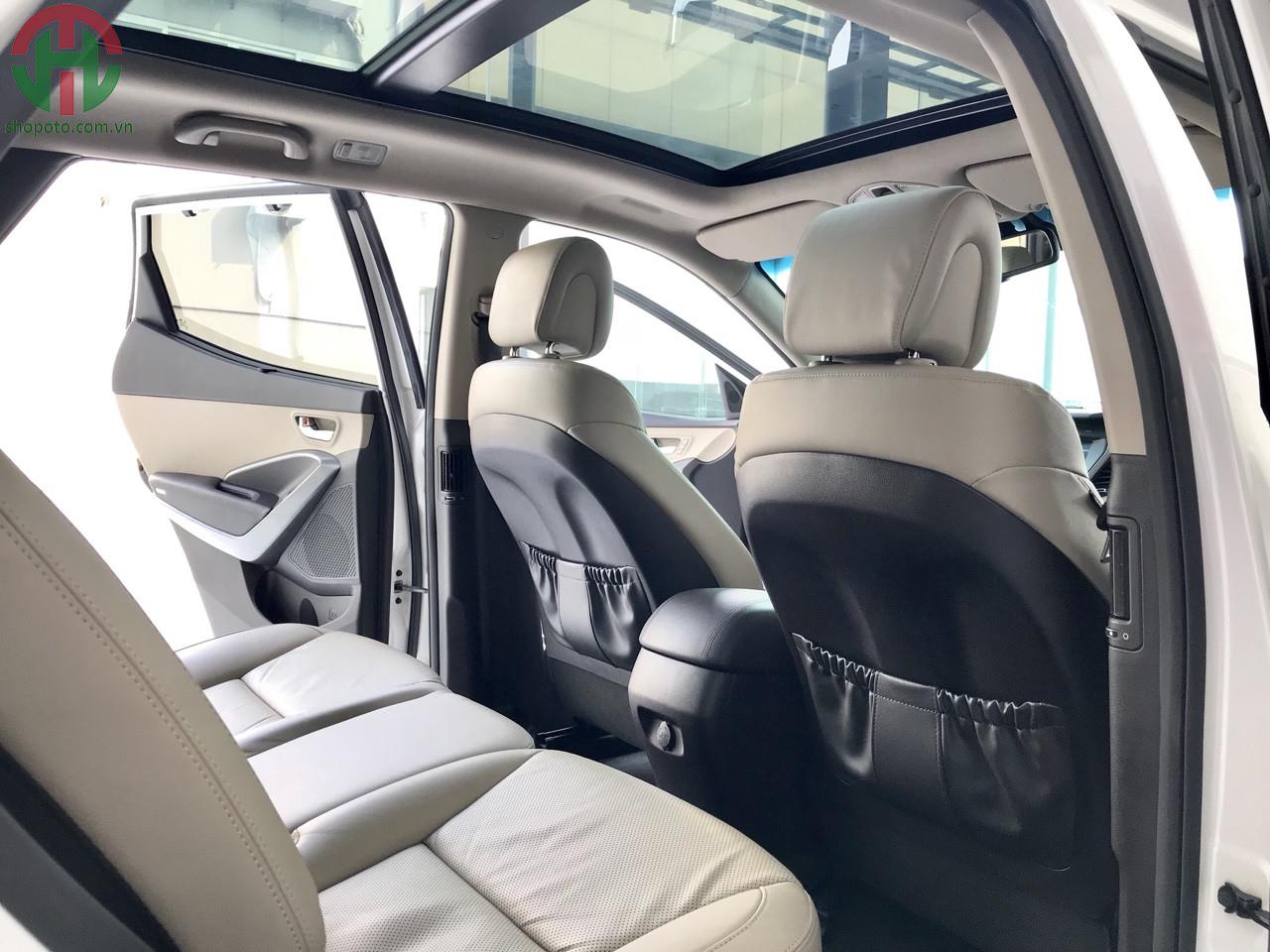 Hyundai Santafe 2.2 AT 4WD 2018 Full Dầu màu Trắng