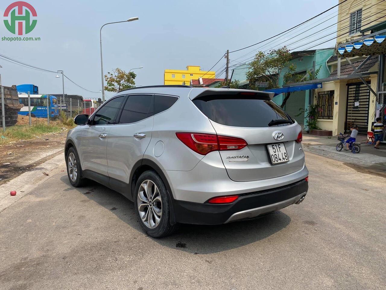 Hyundai Santafe 2.4 AT 2WD 2015 Full Xăng màu Bạc