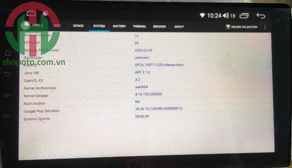 MÀN HÌNH ANDROID 7862 CAO CẤP
