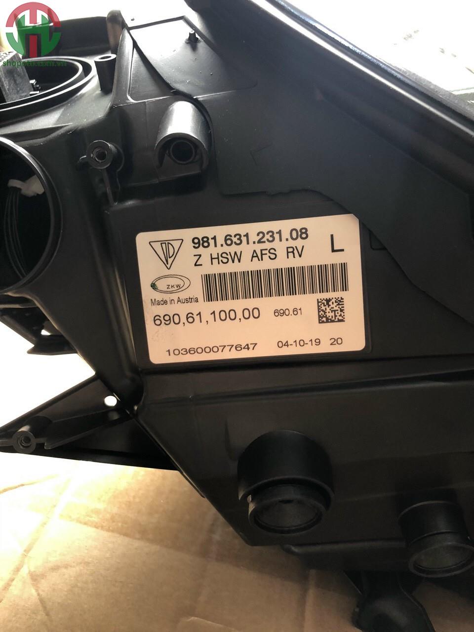 Đèn pha Porsche Boxster