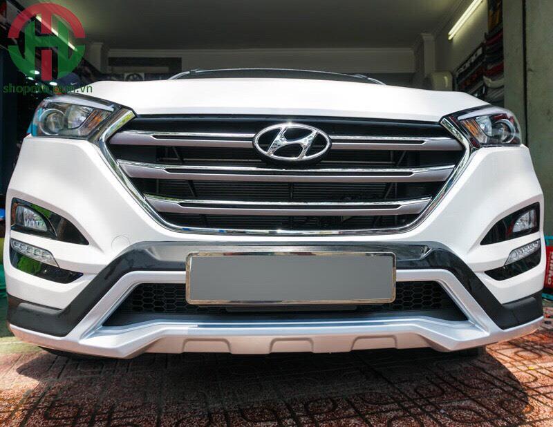 Ốp cản trước sau Hyundai Tucson 2018