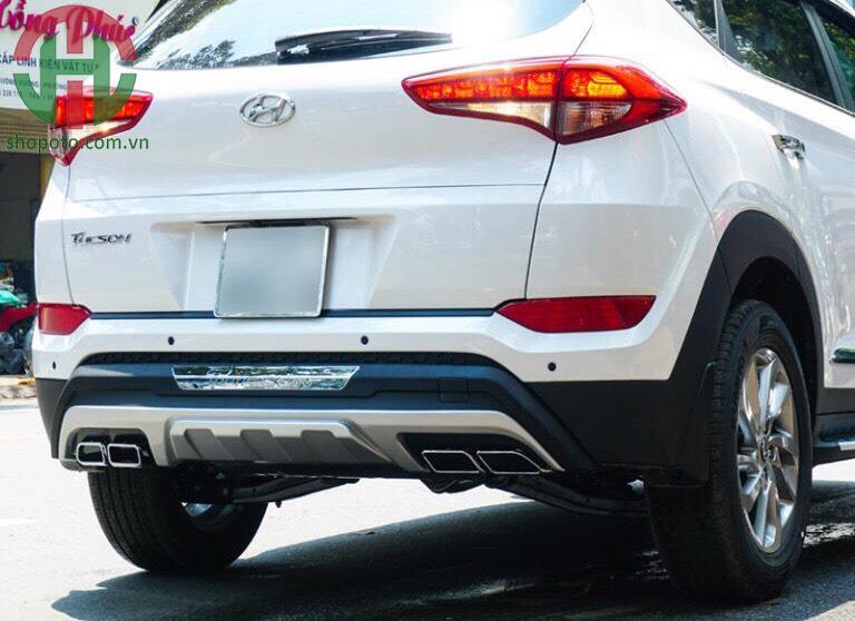 Ốp cản trước sau Hyundai Tucson 2018