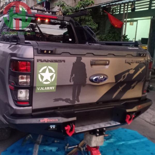 Độ cản sau Ford Ranger