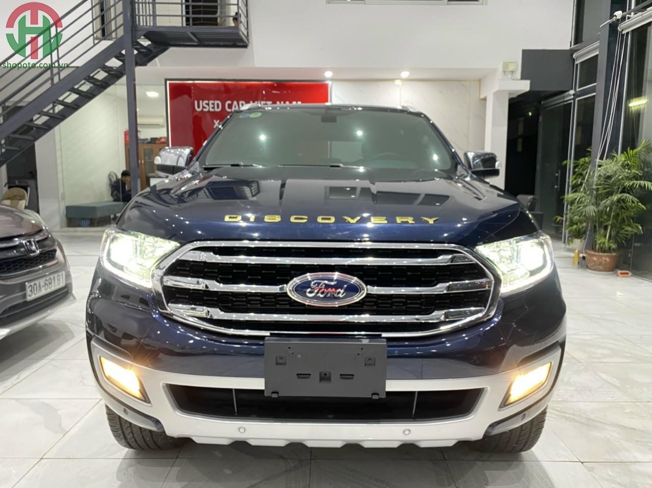 Ford Everest Titanium Turbo 2020 màu Xanh