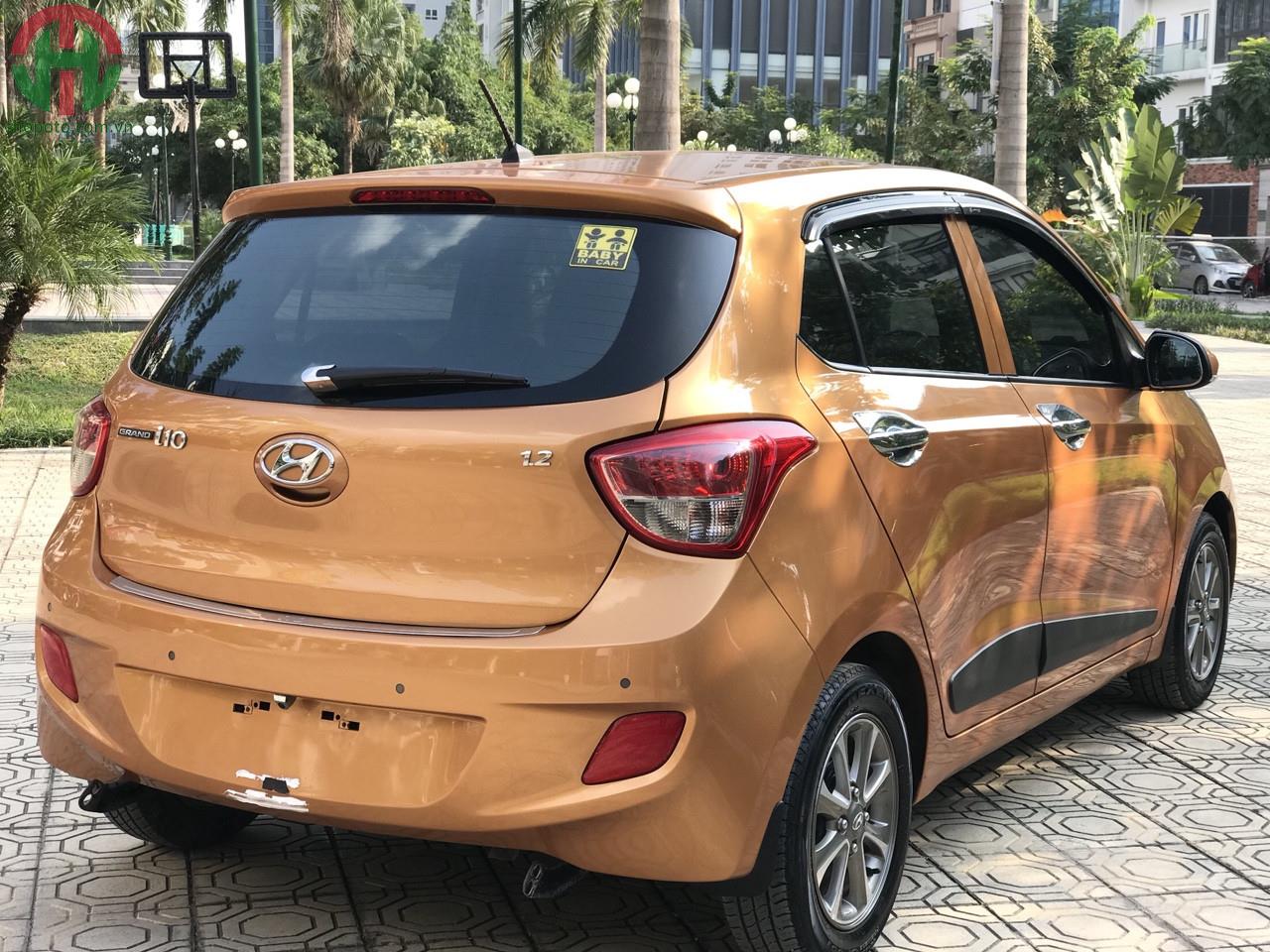 Hyundai I10 1.2 AT Hatchback 2015 màu Vàng Cam