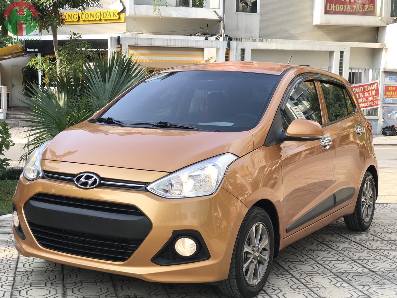 Hyundai I10 1.2 AT Hatchback 2015 màu Vàng Cam