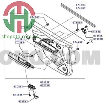 TAPPI CỬA TRƯỚC MITSUBISHI XPANDER
