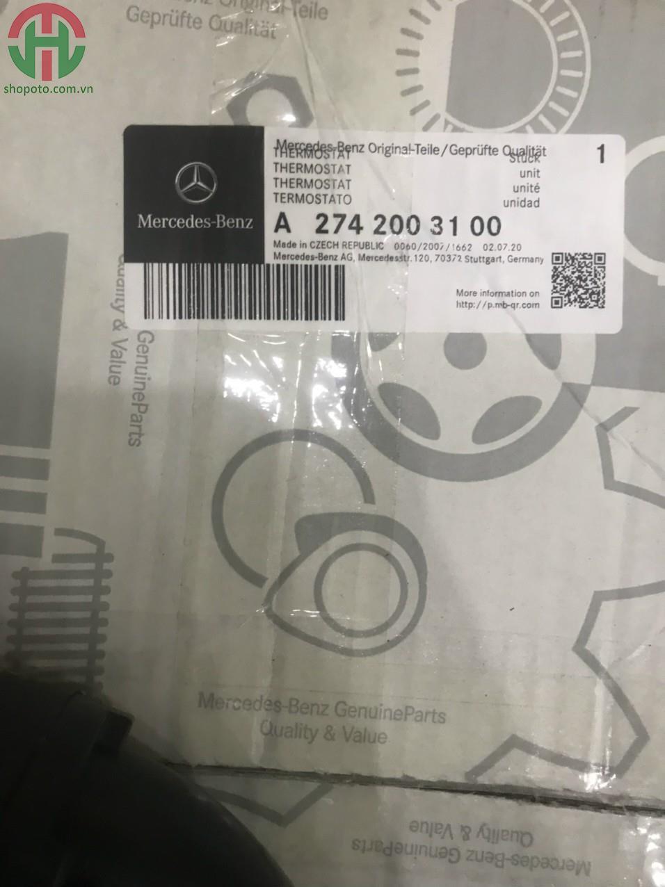 Cụm van hằng nhiệt Mercedes E class C class M274