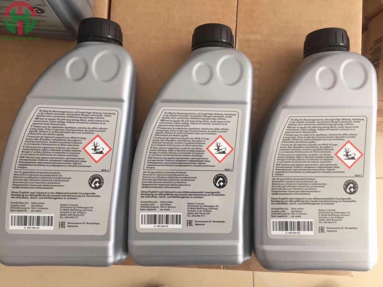 Dầu hộp số Audi, Volkswagen