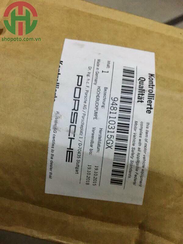 Bơm cao áp Porsche