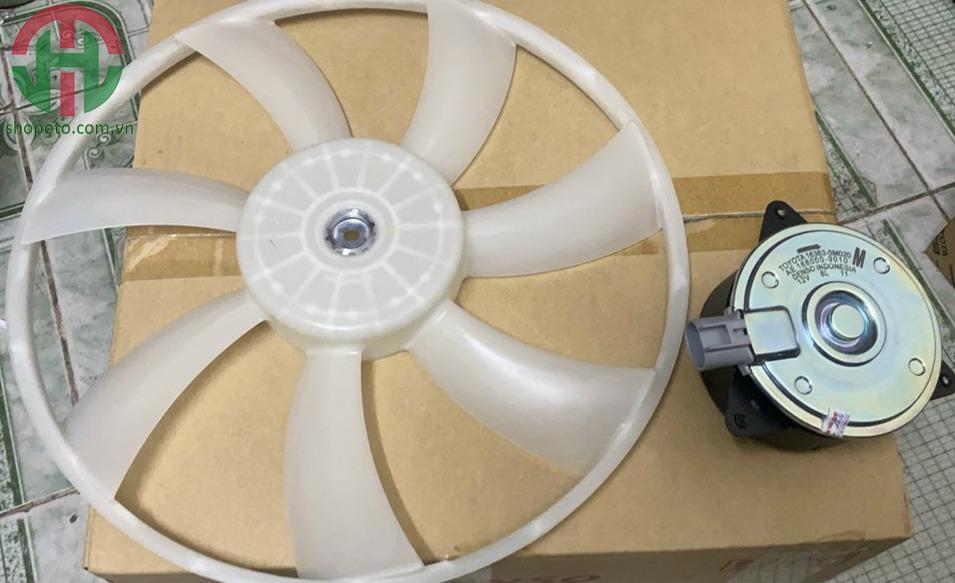 Cánh quạt, mô tơ quạt Toyota Vios 2008-2013
