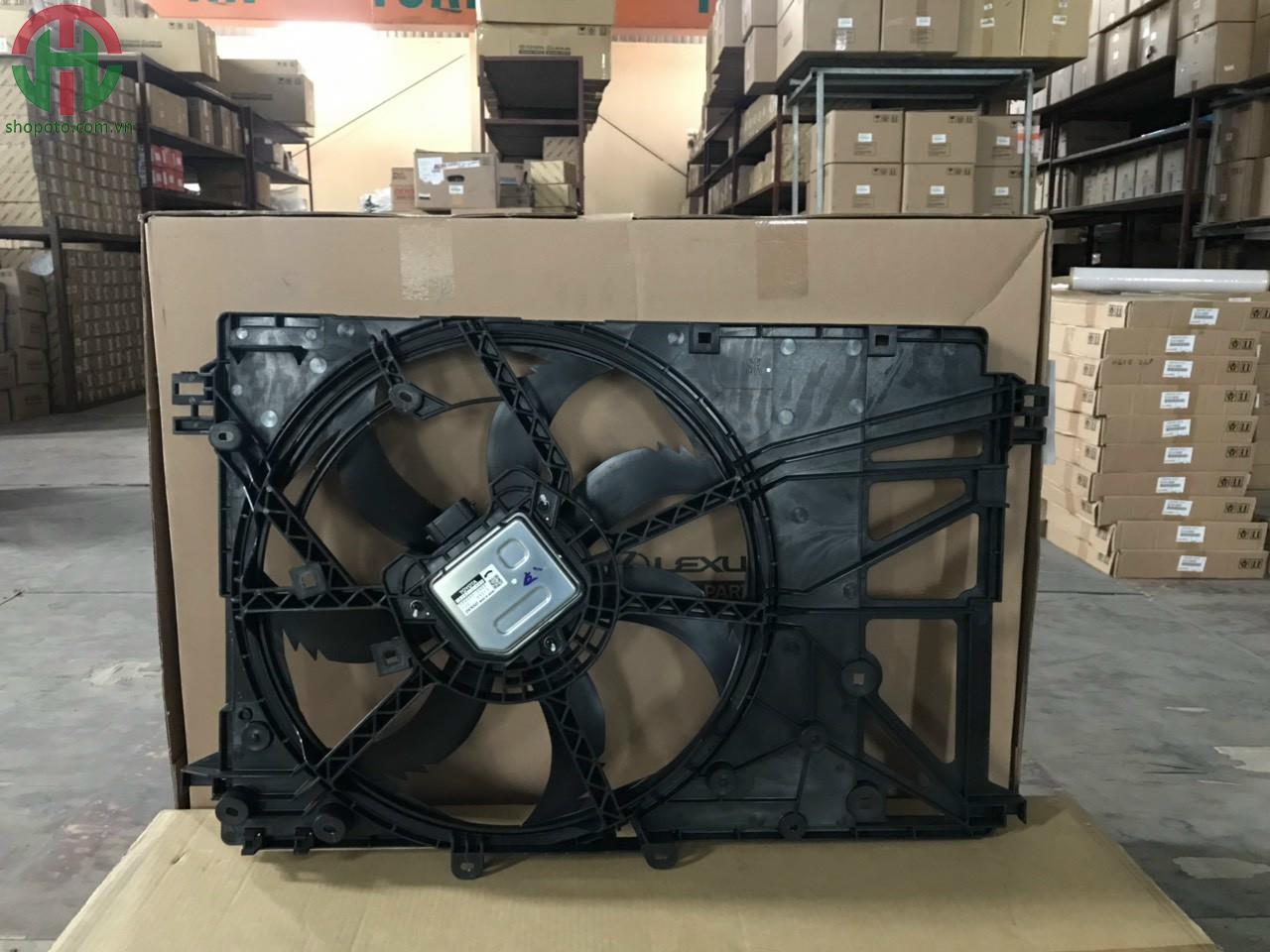 Cụm lồng quạt, mô tơ quạt két nước Toyota Camry 2019