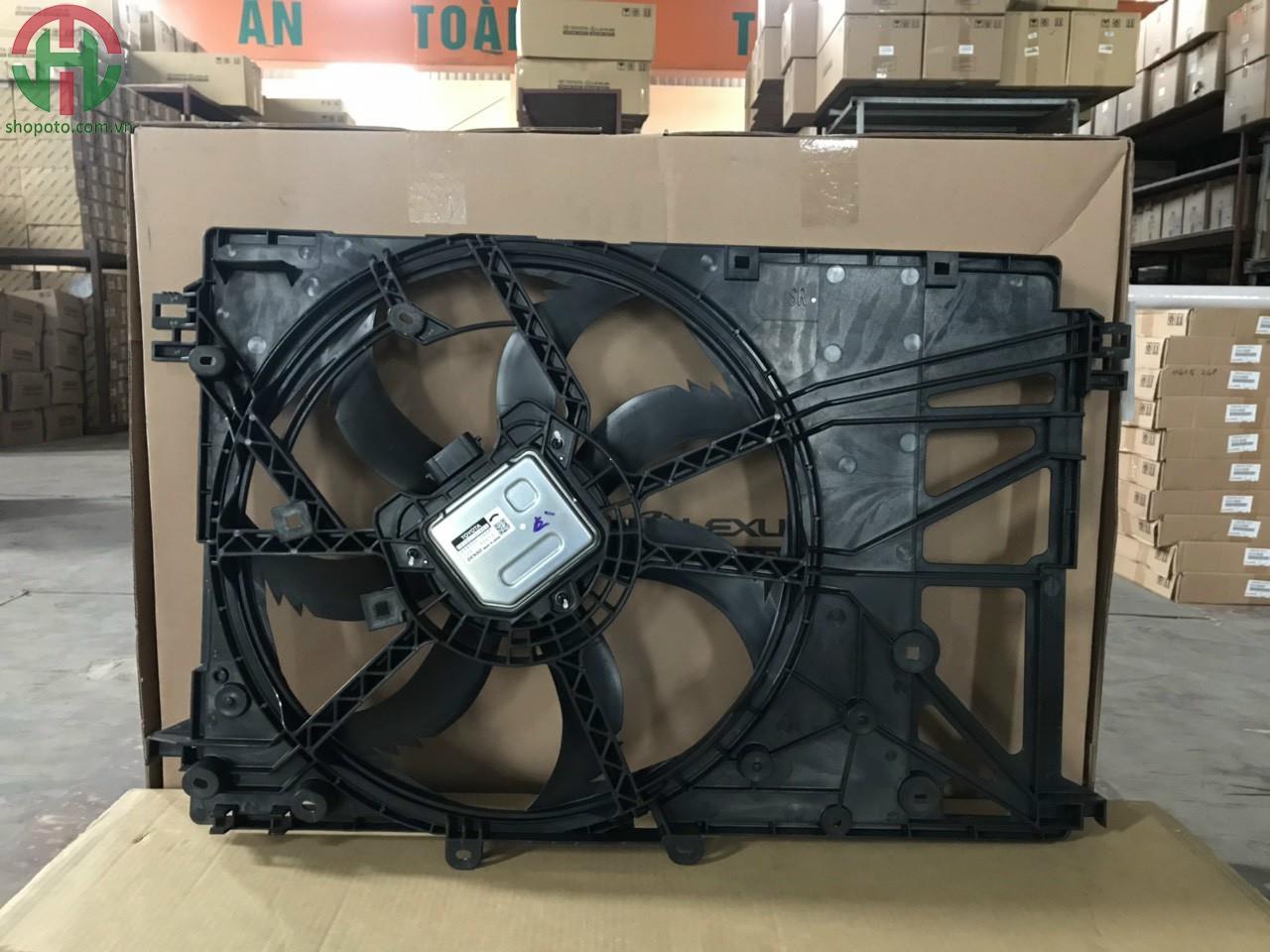 Cụm lồng quạt, mô tơ quạt két nước Toyota Camry 2019