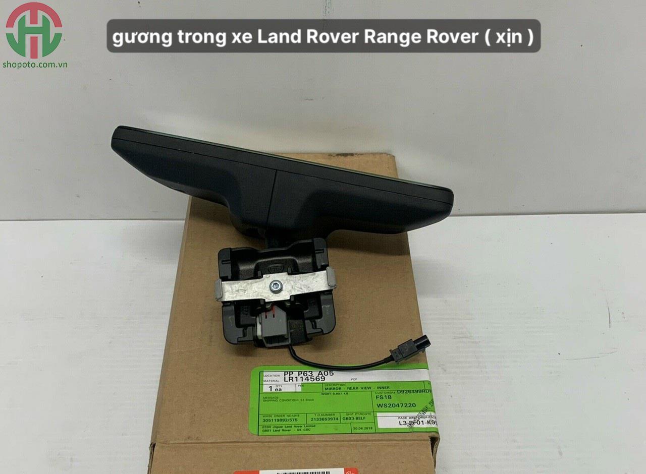 Gương chiếu hậu trong xe Range Rover