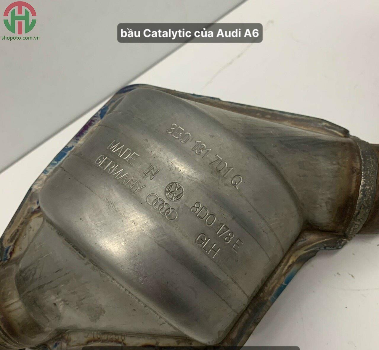 Bầu xúc tác khí thải Calalytic xe Audi A6