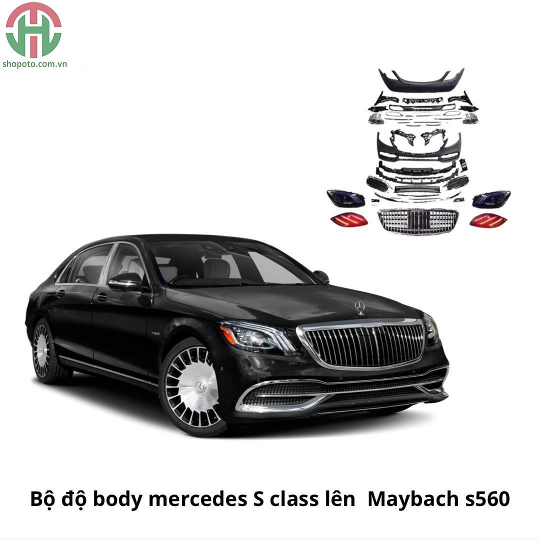 Độ body Mercedes S class lên Mercedes Maybach S560