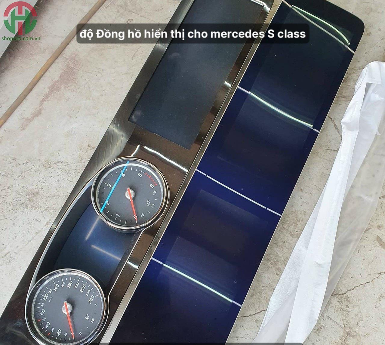 Bảng đồng hồ hiển thị trên Taplo Mercedes S class