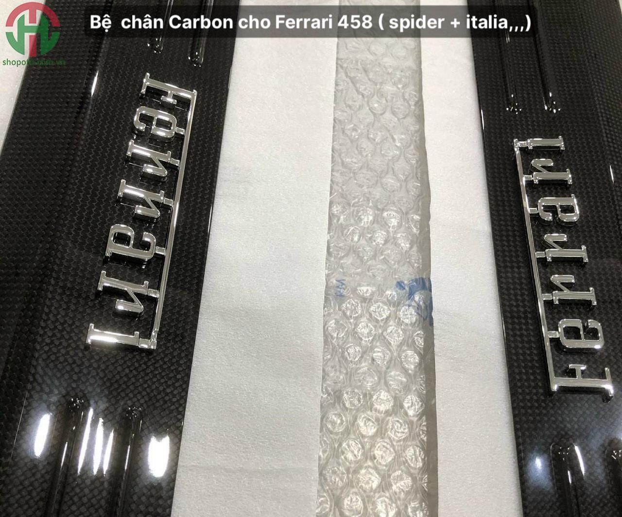 Bậc lên xuống - Bệ chân Carbon FERRARI 458