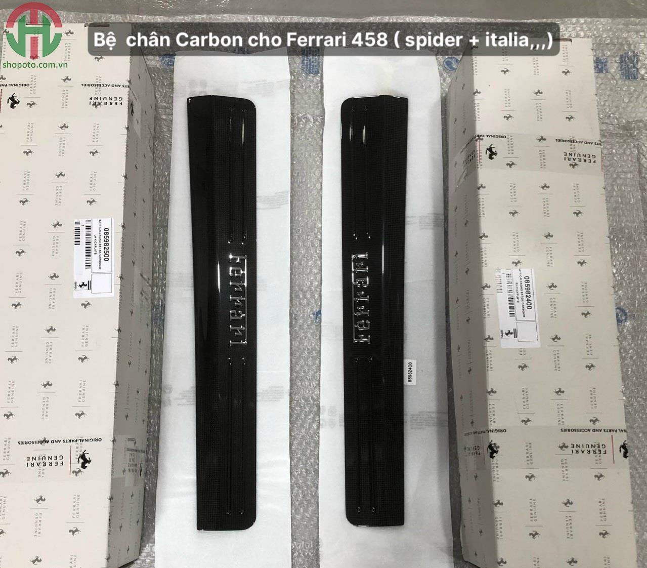 Bậc lên xuống - Bệ chân Carbon Ferrari Spider