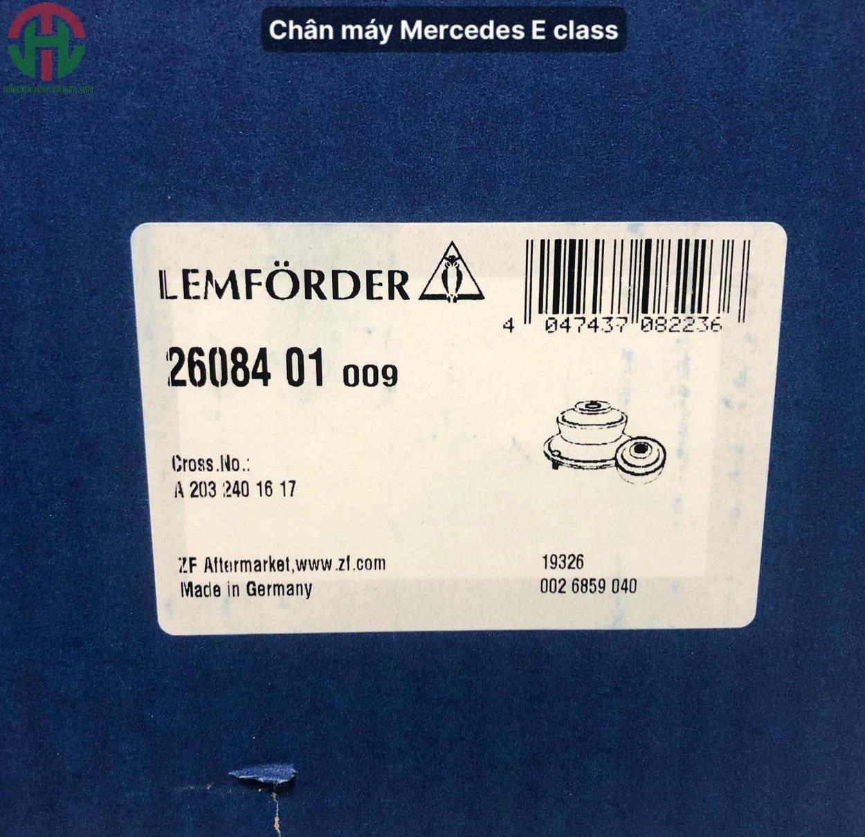 Chân máy, cao su chân máy Mercedes E class