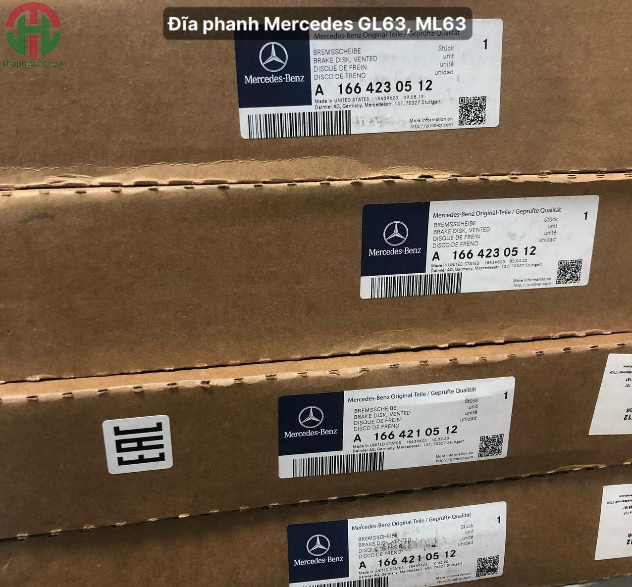 Đĩa phanh Mercedes GL65