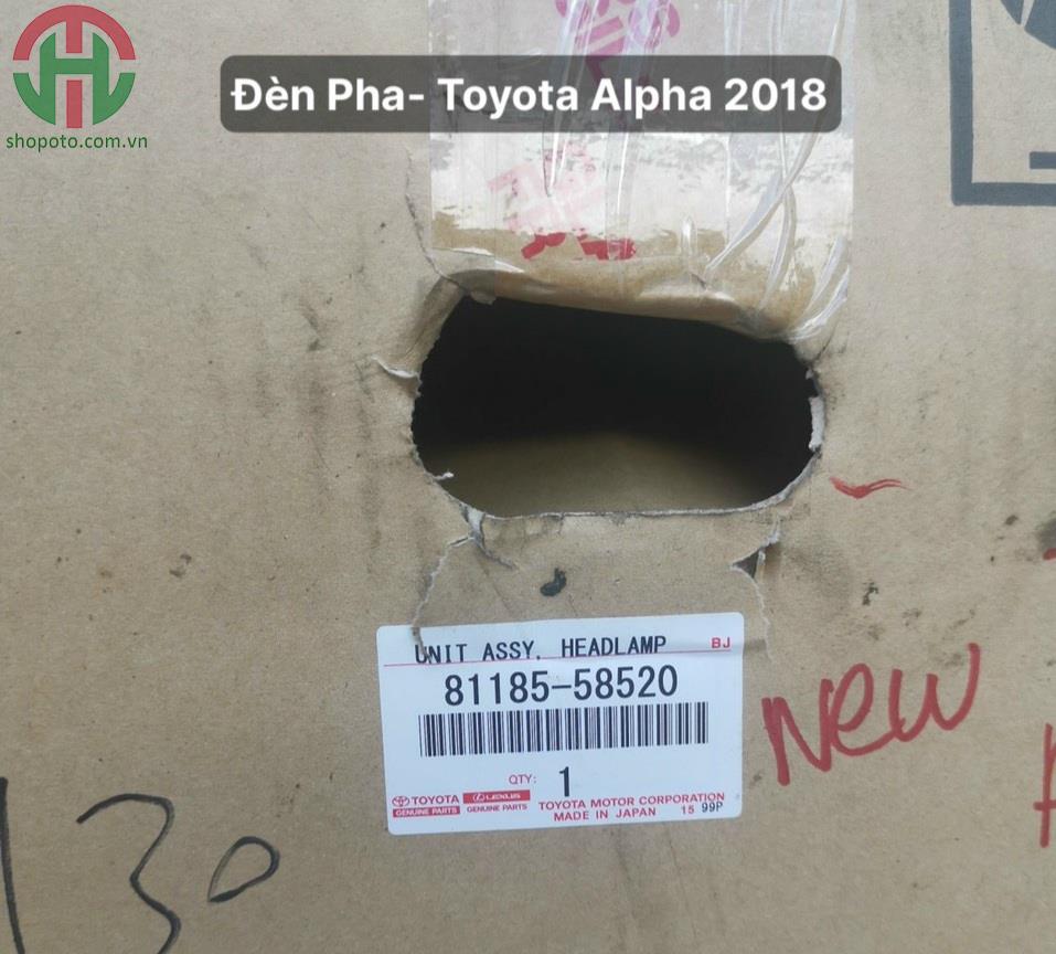 Đèn pha Toyota Alpha 2018