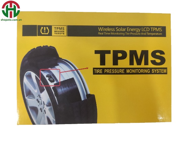 Cảm biến áp suất lốp van trong TPMS - Tích hợp màn Android