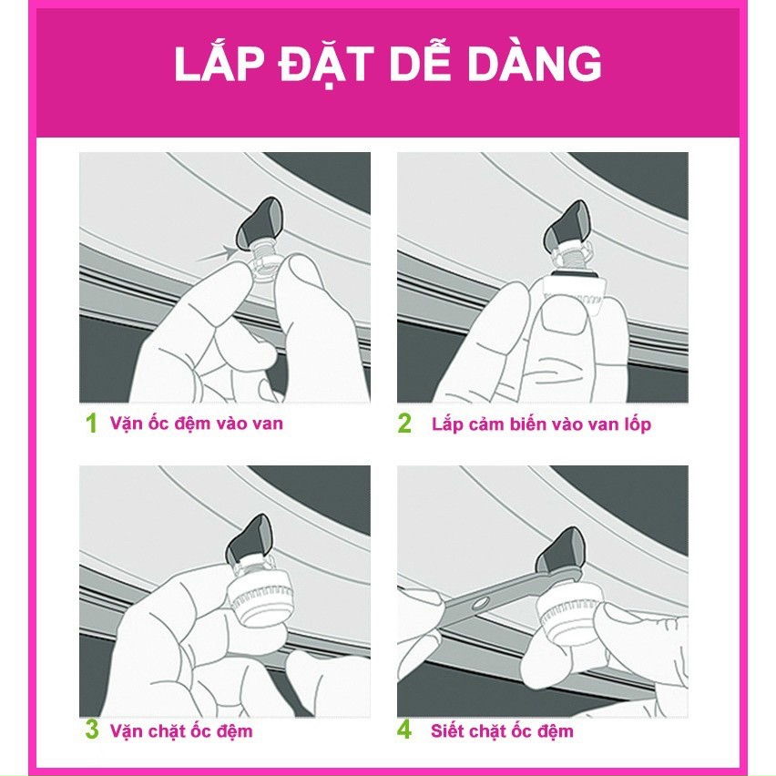 Cảm biến áp suất lốp TPMS van ngoài