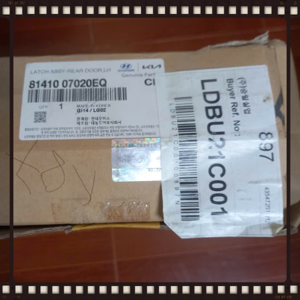 Cơ cấu khóa ngậm cửa sau trái xe Kia Morning 2005-2012 | 8141007020EQ