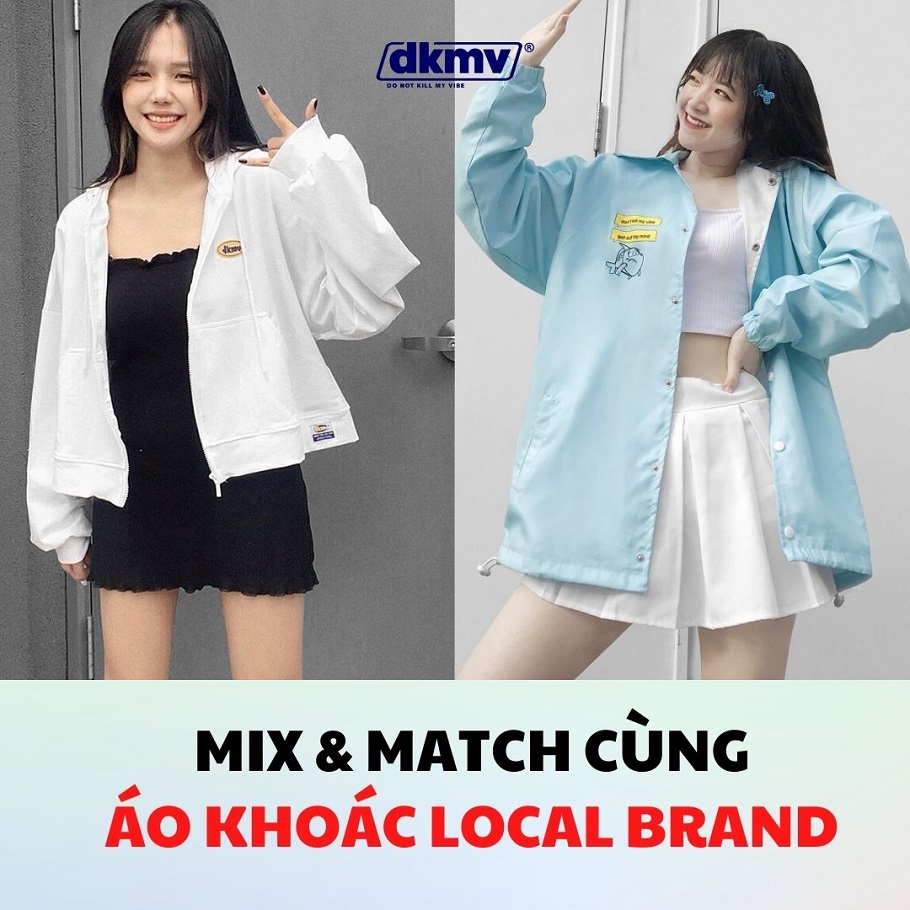 Áo khoác Local Brand nữ giá rẻ cùng 03 kiểu mix đồ ấn tượng